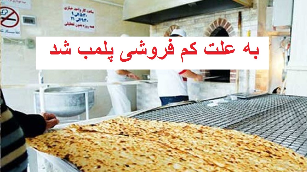 پلمب ۶ ماهه یک نانوایی به علت کم فروشی 