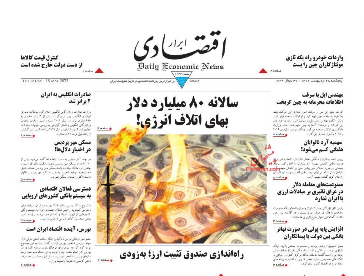 روزنامه ابرار اقتصادی
