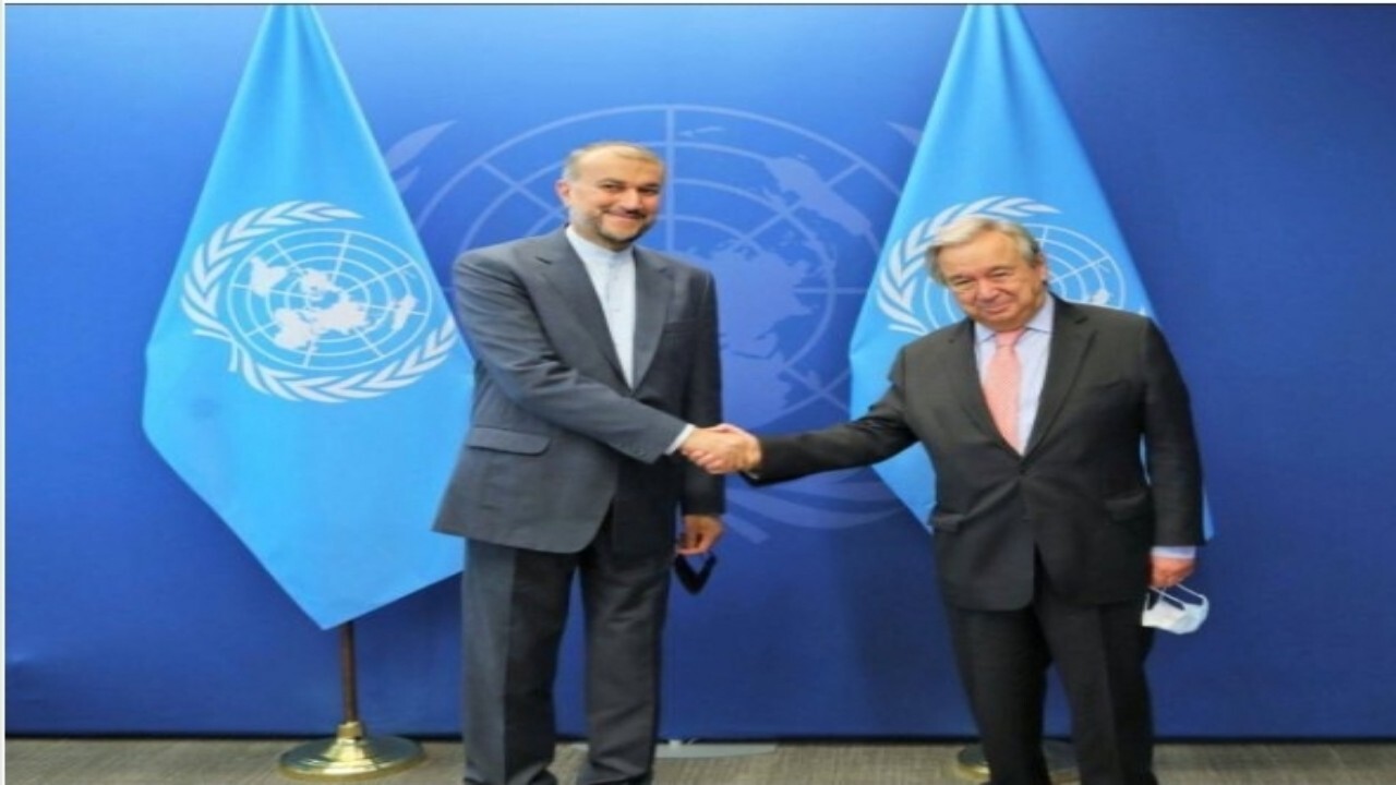 آنتونیو گوترش و حسین امیر عبداللهیان وضعیت افغانستان را بررسی کردند