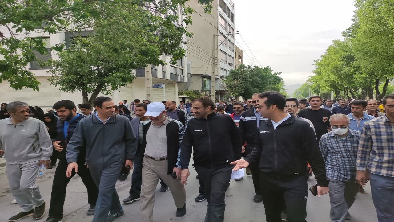 برگزاری پیاده‌روی عمومی سلامت در شهرکرد