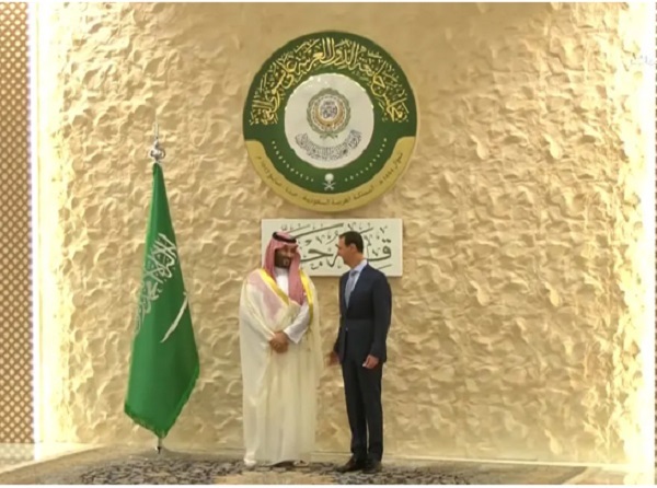 اسد و بن سلمان آغاز نشست جده