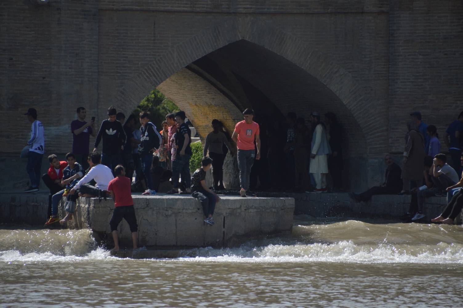 گردشگران در اصفهان