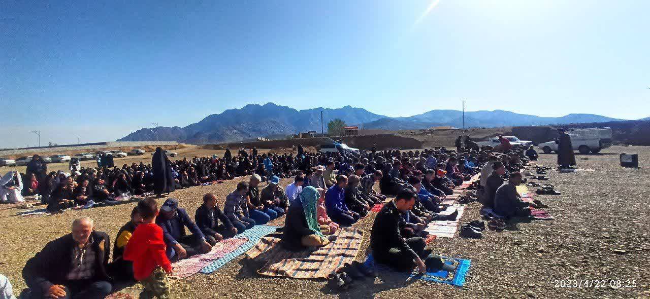 نماز عید فطر در روستای حسن رباط