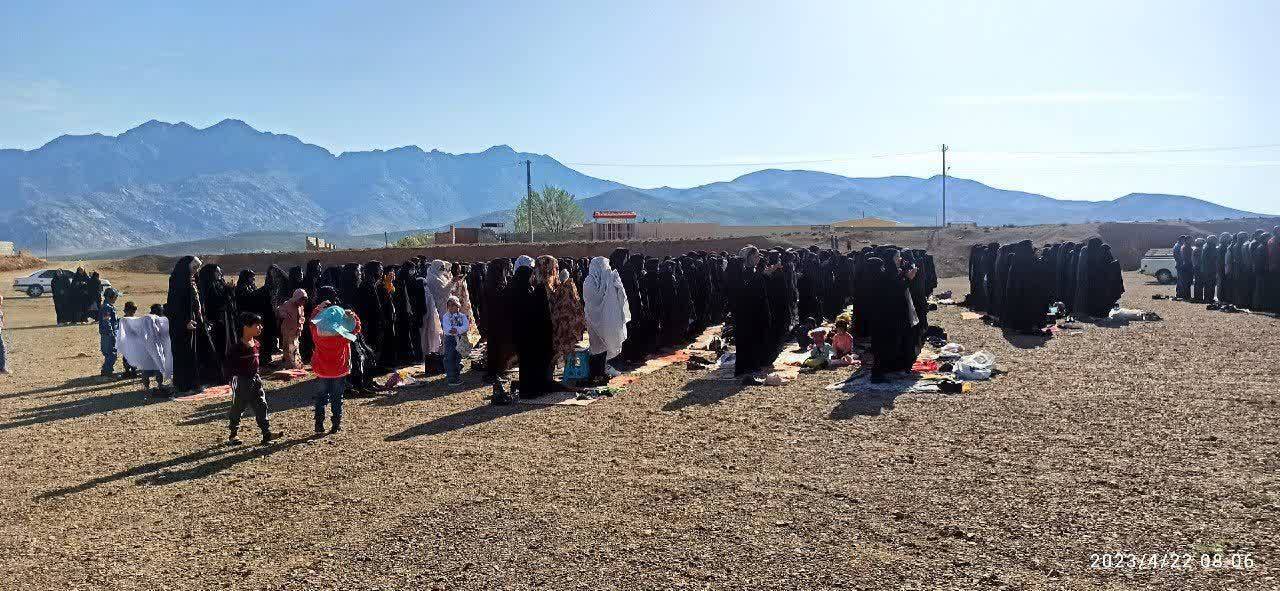 صف نمازگزاران عید فطر