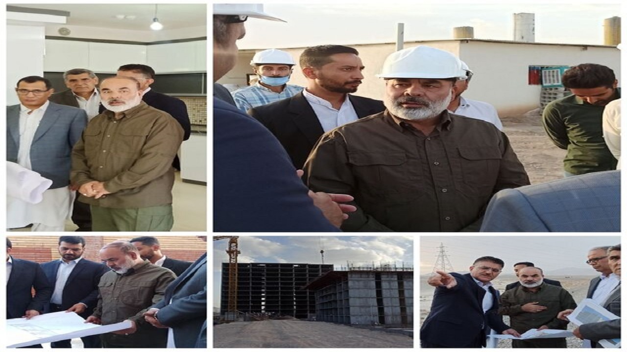 بازدید استاندار سیستان وبلوچستان از عملیات ساخت طرح نهضت ملی مسکن شهرستان زاهدان