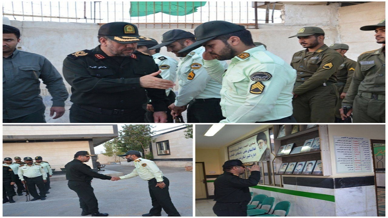 بازدید سردار  جلیلیان از کلانتری ۱۲ گلشهر  چابهار