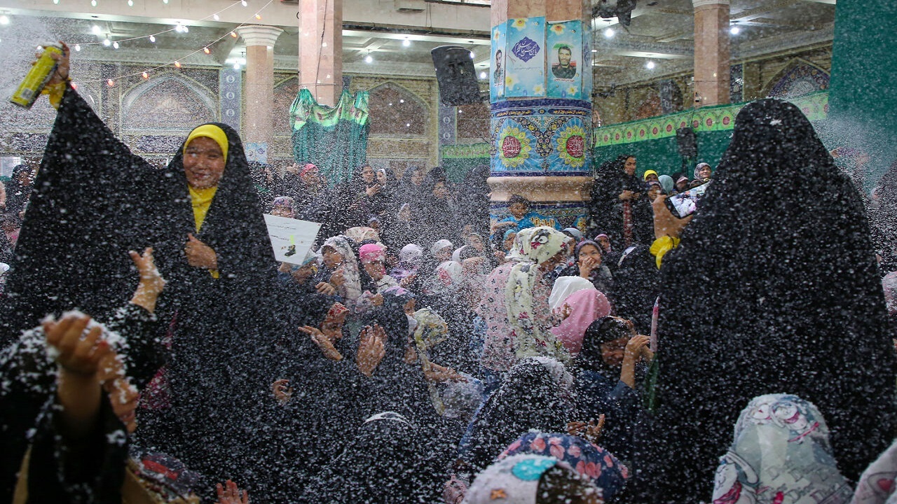 جشن شاخه نبات در مسجد مقدس جمکران برگزار شد