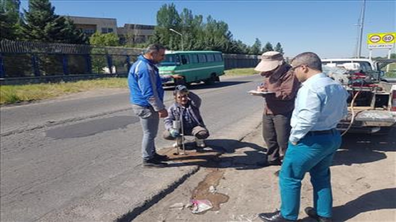 آزمایش نفوذسنجی مخروط دینامیکی برای اولین بار در طرح های عمرانی قزوین