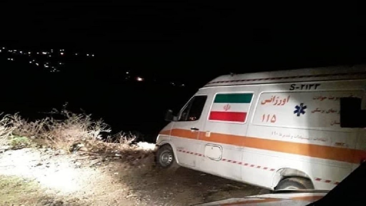 امدادرسانی اورژانس دلیجان به حادثه دیدگان تصادف استان قم