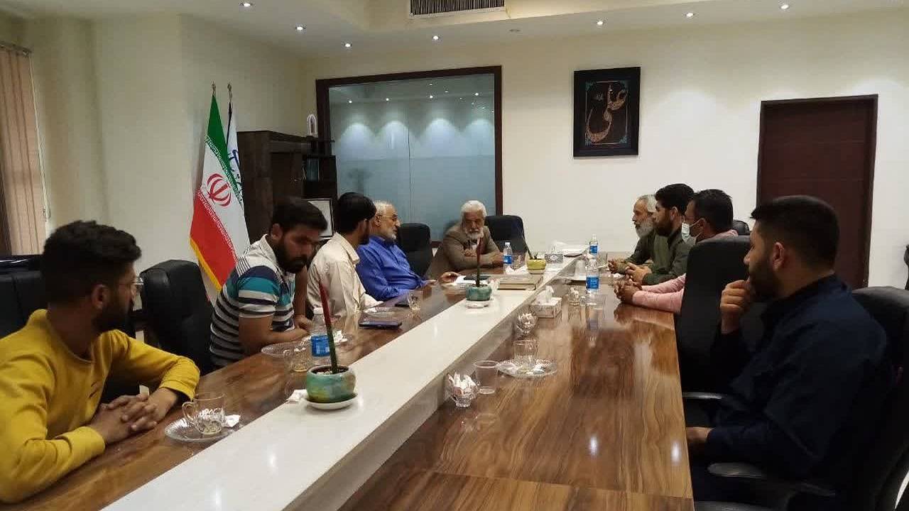 جلسه دست اندرکاران سوگواره ملی تعزیه ده زیار با زاهدی&nbsp;