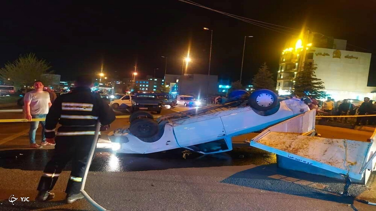 حادثه رانندگی در مهاباد یک کشته و ۲ مصدوم بر جای گذاشت