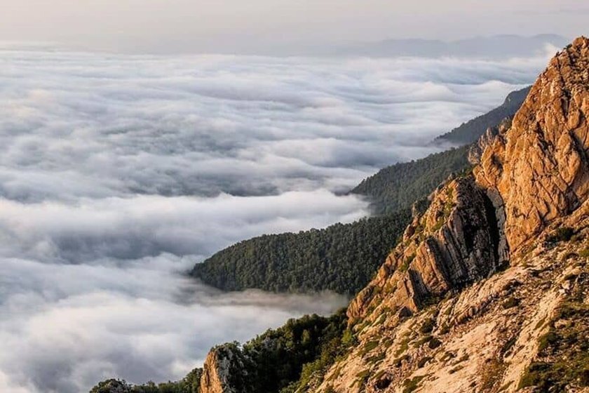 زیبایی‌های مرز میان مازندران و سمنان + فیلم