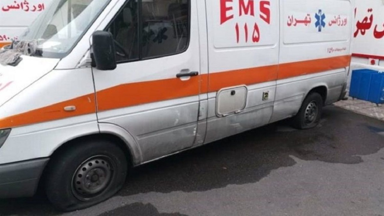 جزئیات جدید از پرونده پنچر شدن آمبولانس + عکس