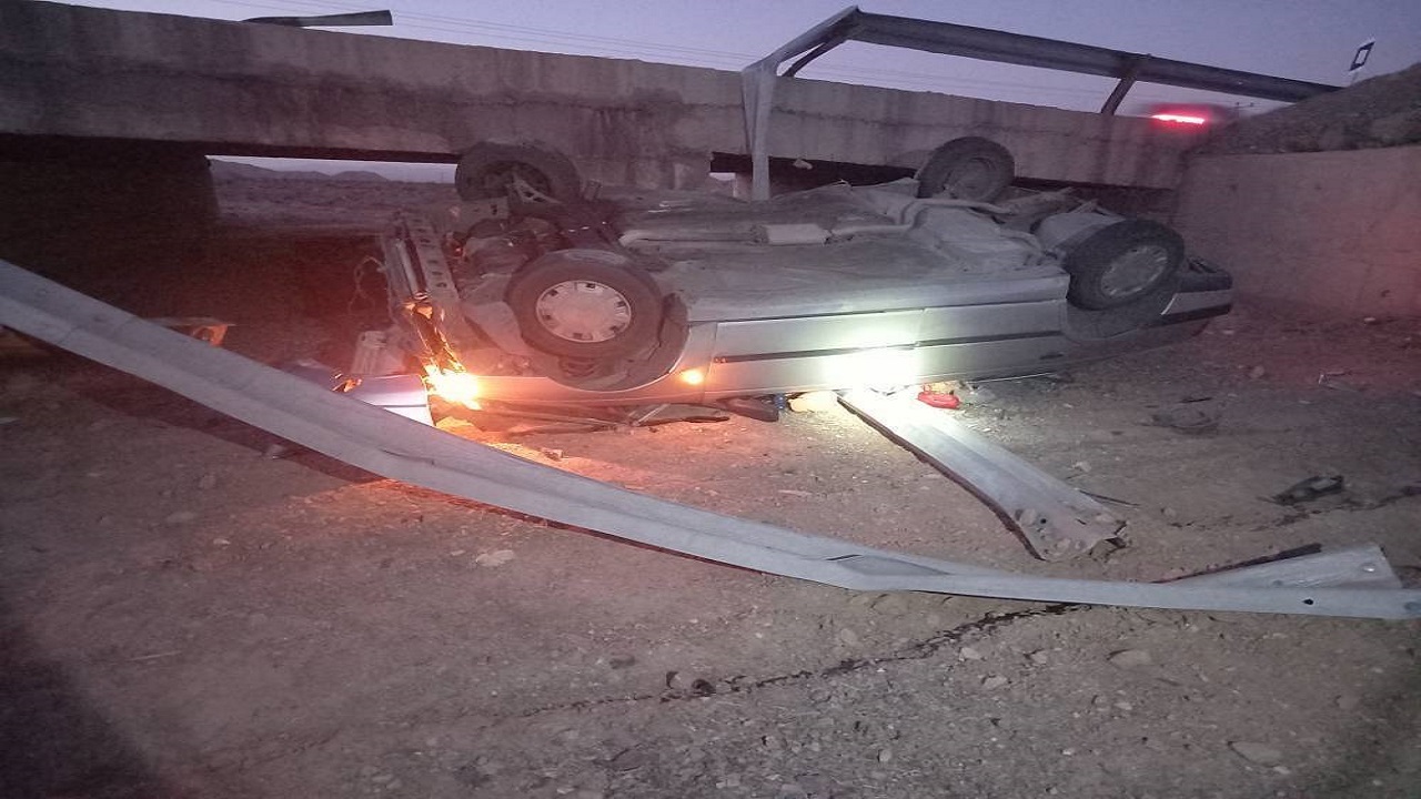 ۳۸۱ فقره واژگونی خودرو در تعطیلات عید فطر