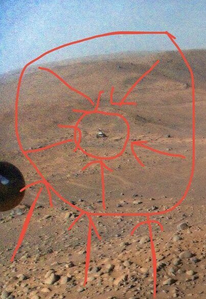 مریخ&zwnj;نورد استقامت در نمونه بزرگنمایی&zwnj;شده عکس نبوغ