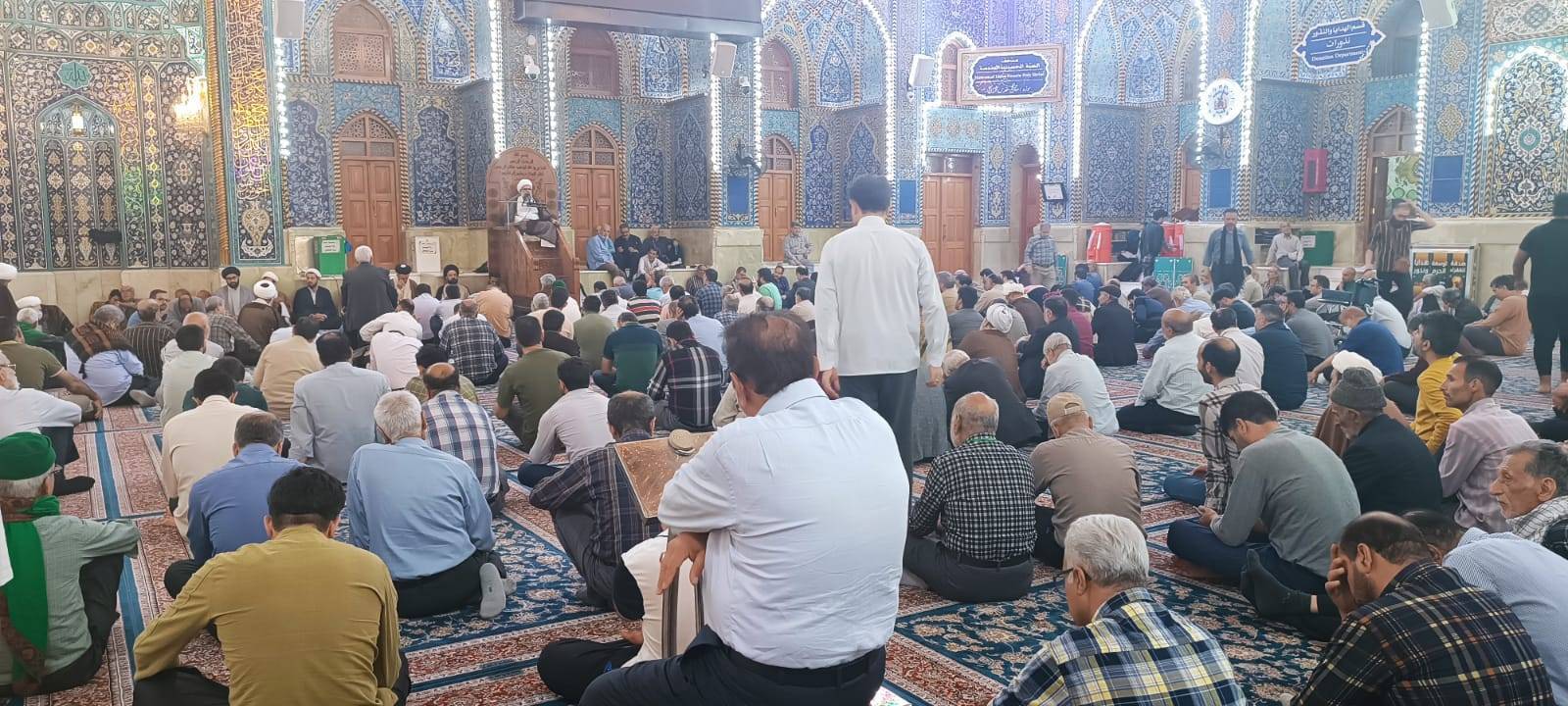 مراسم سخنرانی در کربلا مراسم سخنرانی در کربلا