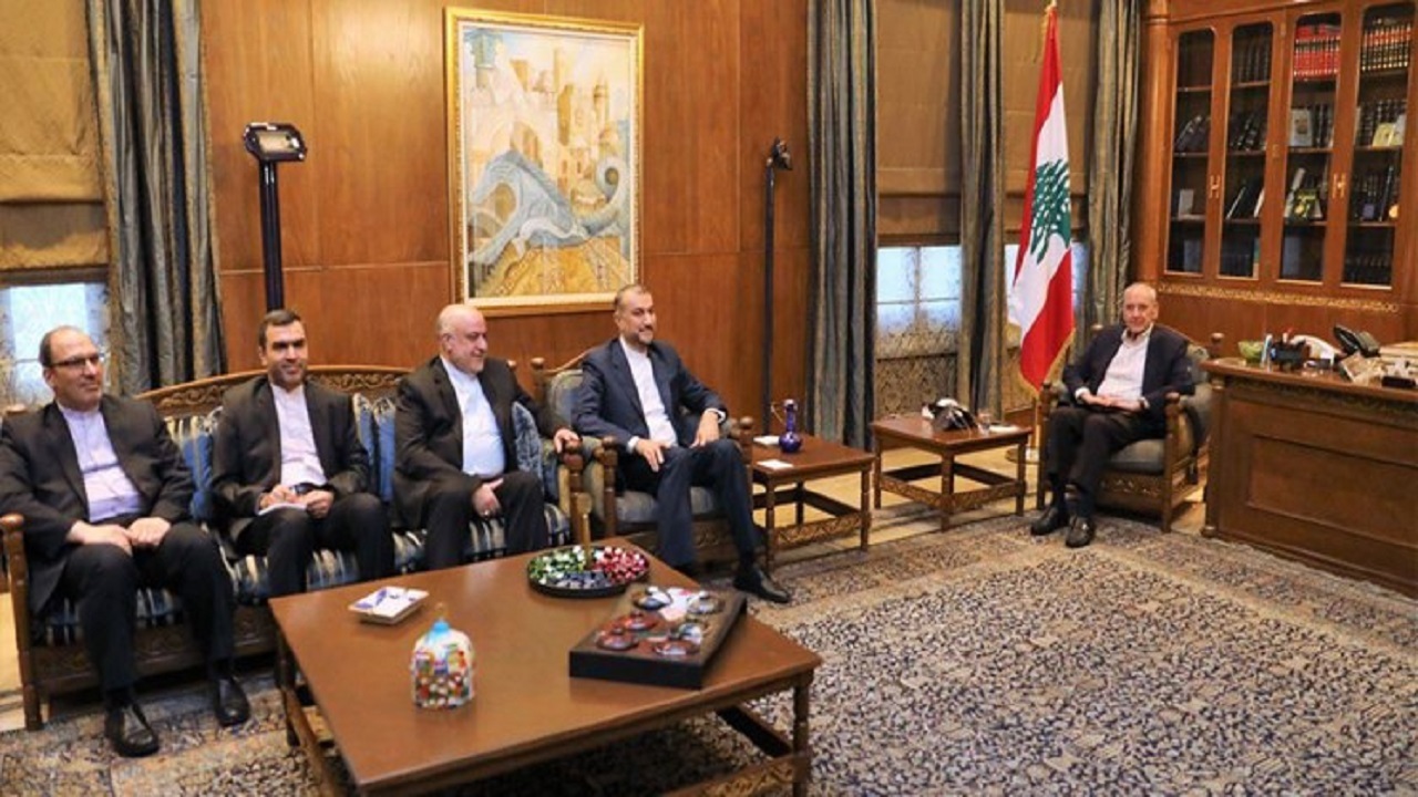 دیدار امیرعبداللهیان با رئیس پارلمان لبنان