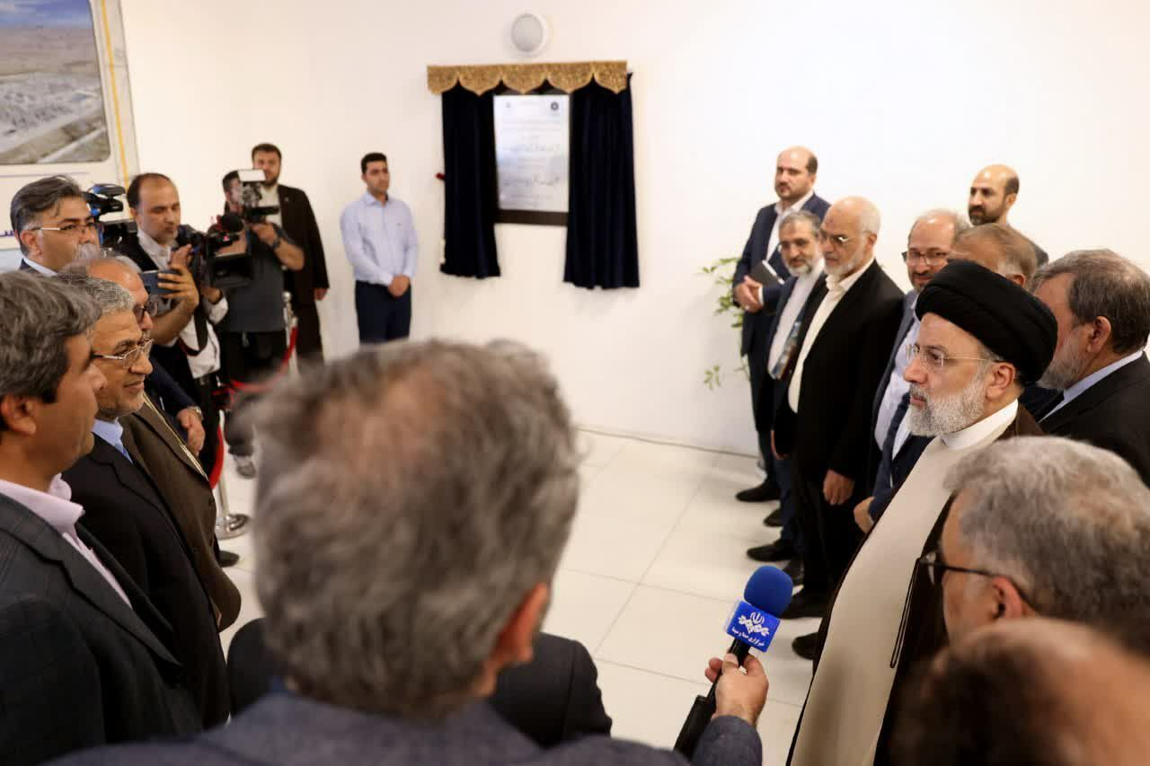 واحد گازی نیروگاه سیکل ترکیبی دوکوهه اندیمشک با حضور رئیس جمهور