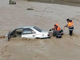 نجات ۹ گرفتار سیل در طبس