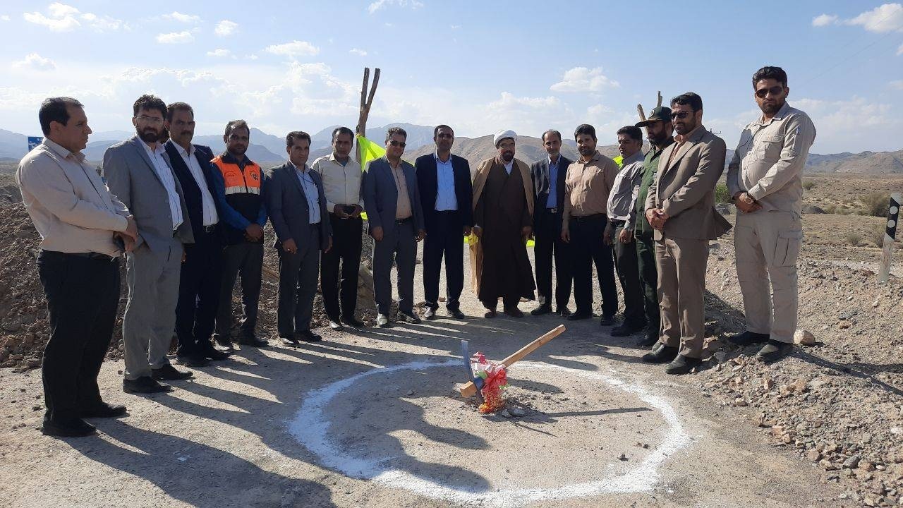کلنگ زنی قطعه سوم محور حرمه_حاجی آباد