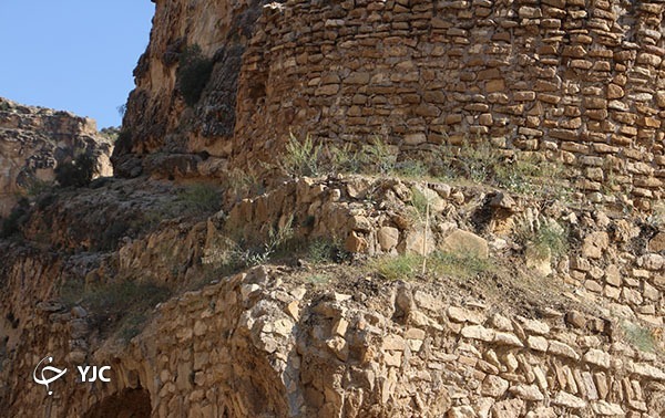 رشد گیاهان خودرو بر روی آتشکده رستاق