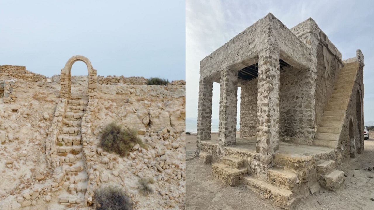 ایجاد مسیر دسترسی به دو بنای تاریخی در جزیره قشم