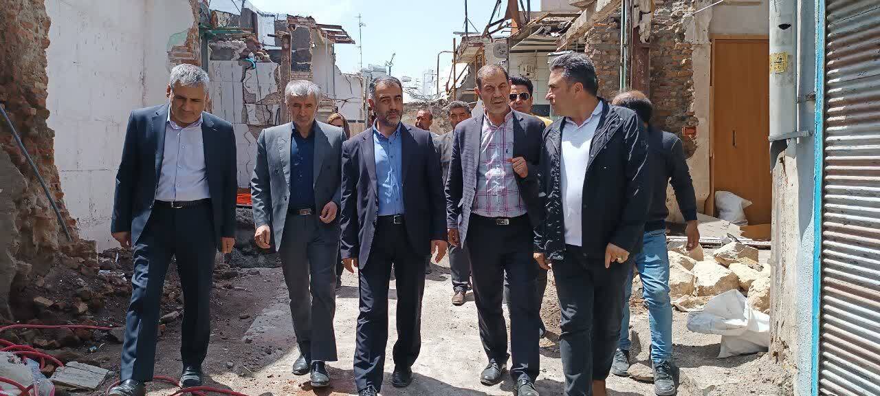 عملیات بازسازی و مرمت سرای تاریخی زنجیر لو اردبیل در حال تکمیل است