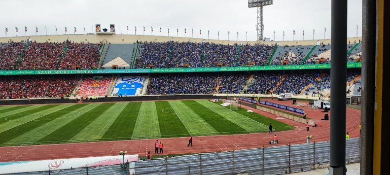 نمایی از ورزشگاه آزادی