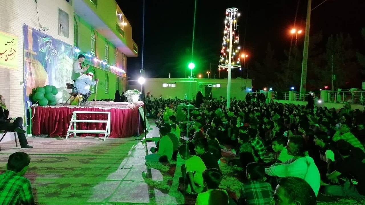 برگزاری جشن میلاد نور در امین شهرِ انار+ تصاویر