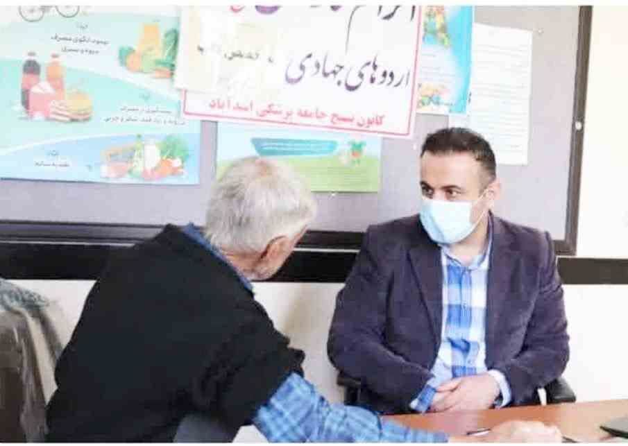 اعزام جهادگران درمانی به روستای ویرایی اسدآباد