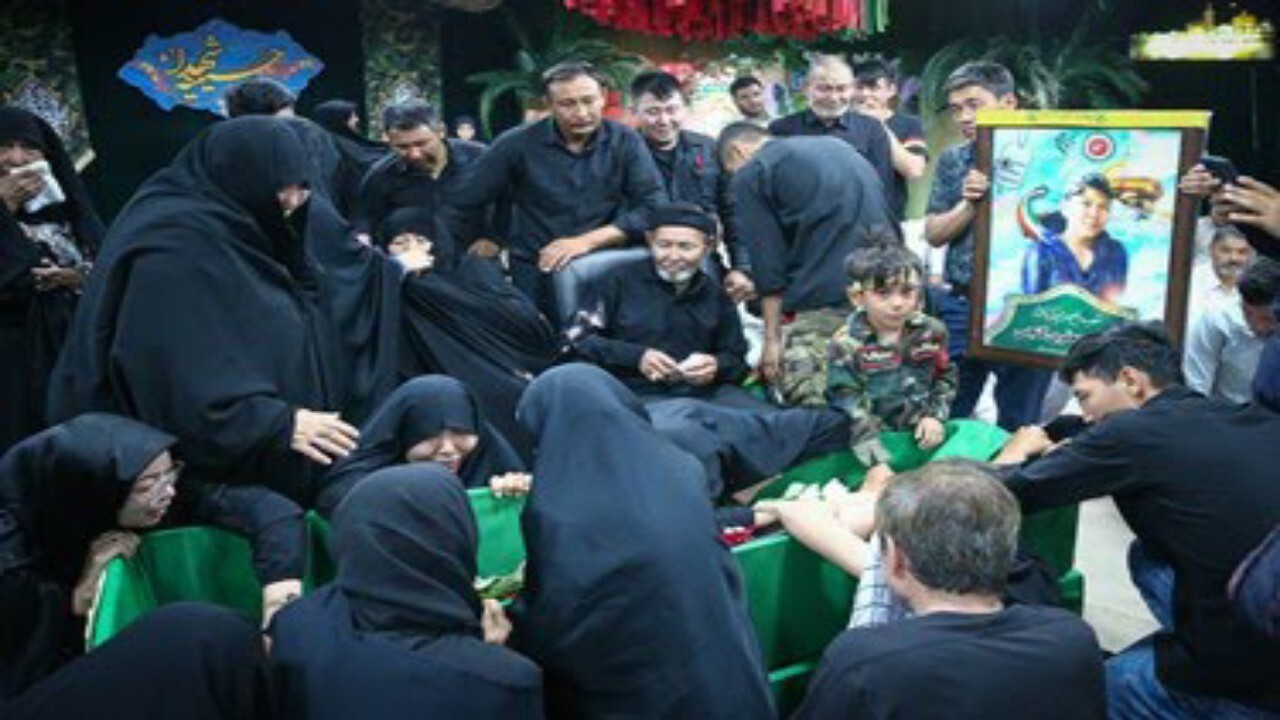بازگشت پیکر شهید فاطمیون پس از ۸ سال + فیلم