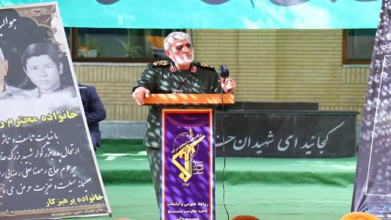 شهید محمد رضایی اسوه مقاومت و نمونه بارزی از عزتمندی مردم ایران است