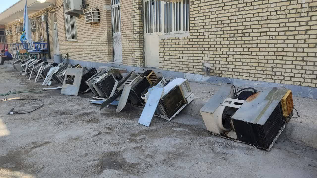 آغاز چهارمین سال سرویس تعمیر وگاز گیری کولر‌های گازی در مناطق محروم کارون