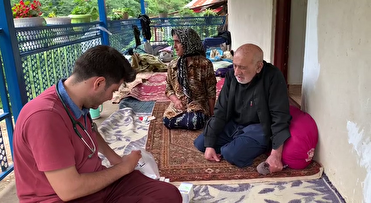 گروه جهادی ایقان و ویزیت رایگان بیماران مناطق محروم گیلان