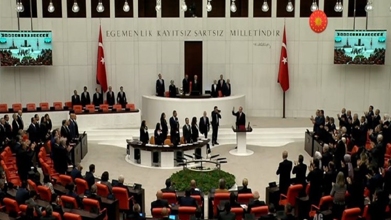 اردوغان سوگند یاد کرد + فیلم