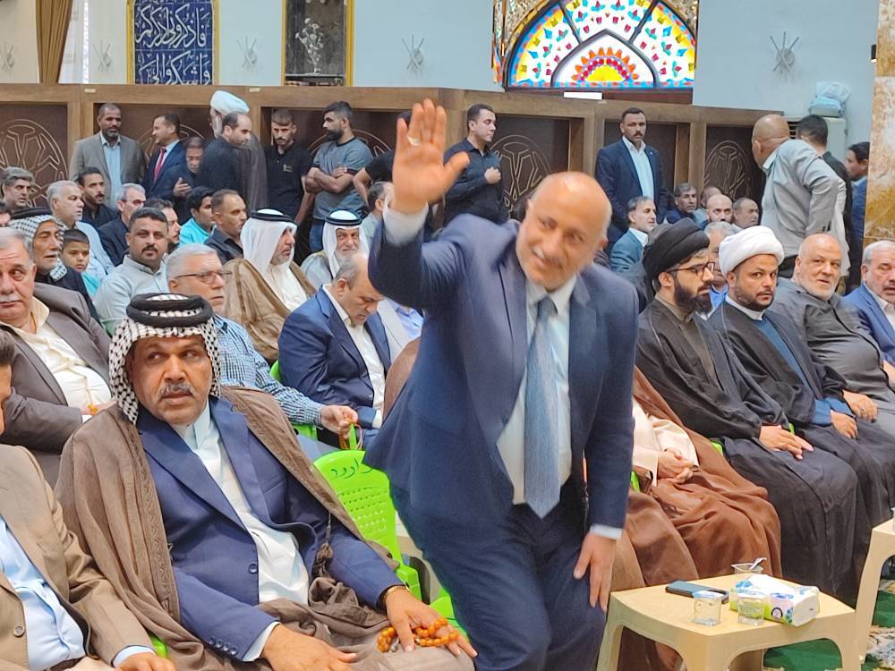 استاندار کربلا در مراسم امام استاندار کربلا در مراسم امام