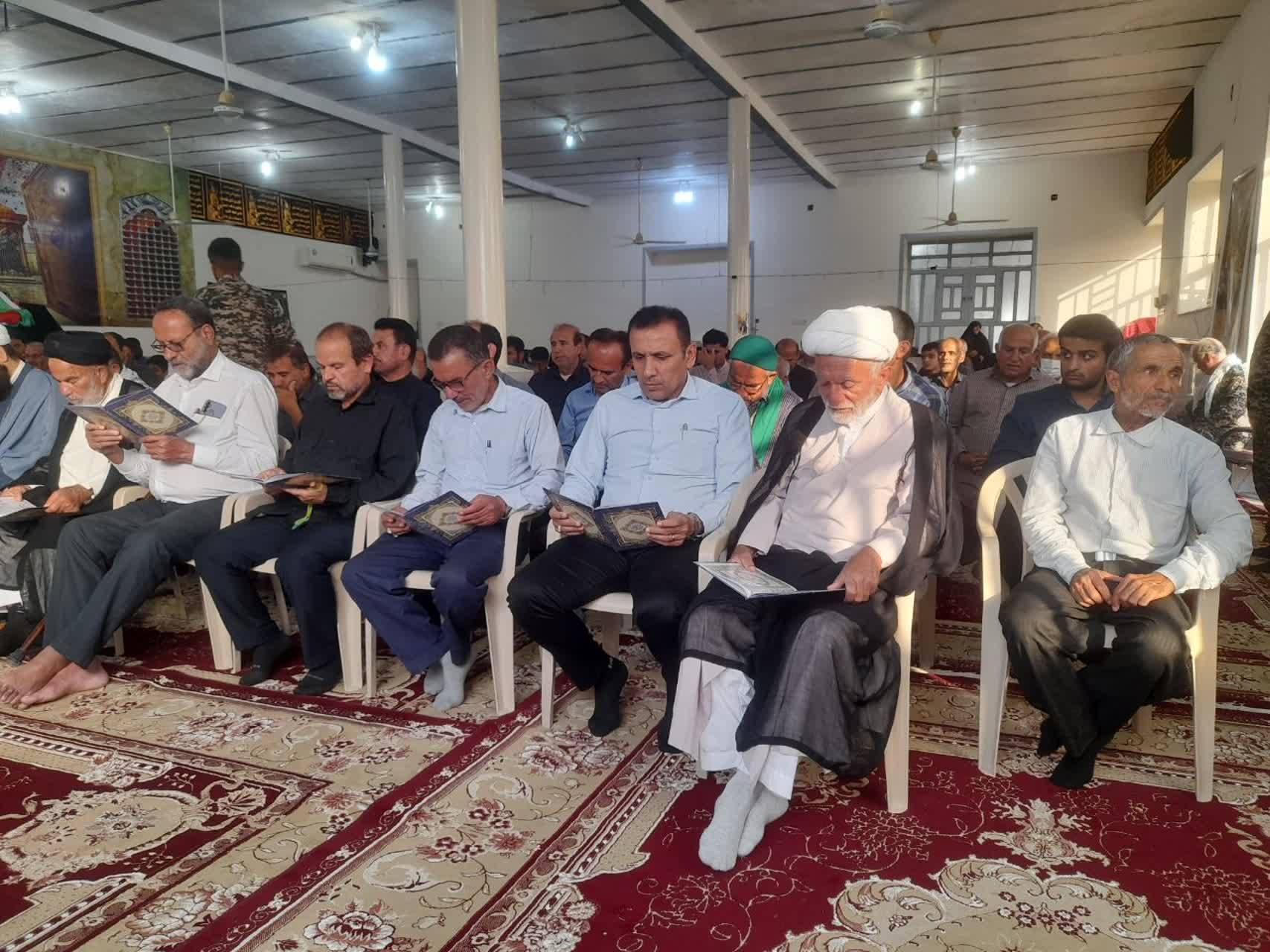 مراسم بزرگداشت امام خمینی(ره) در شهر کاکی