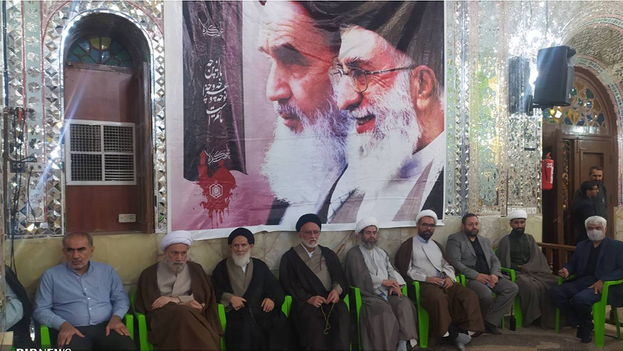 مراسم بزرگداشت امام و واقعه ۱۵ خرداد در حرم سیدعلاءالدین حسین (ع)