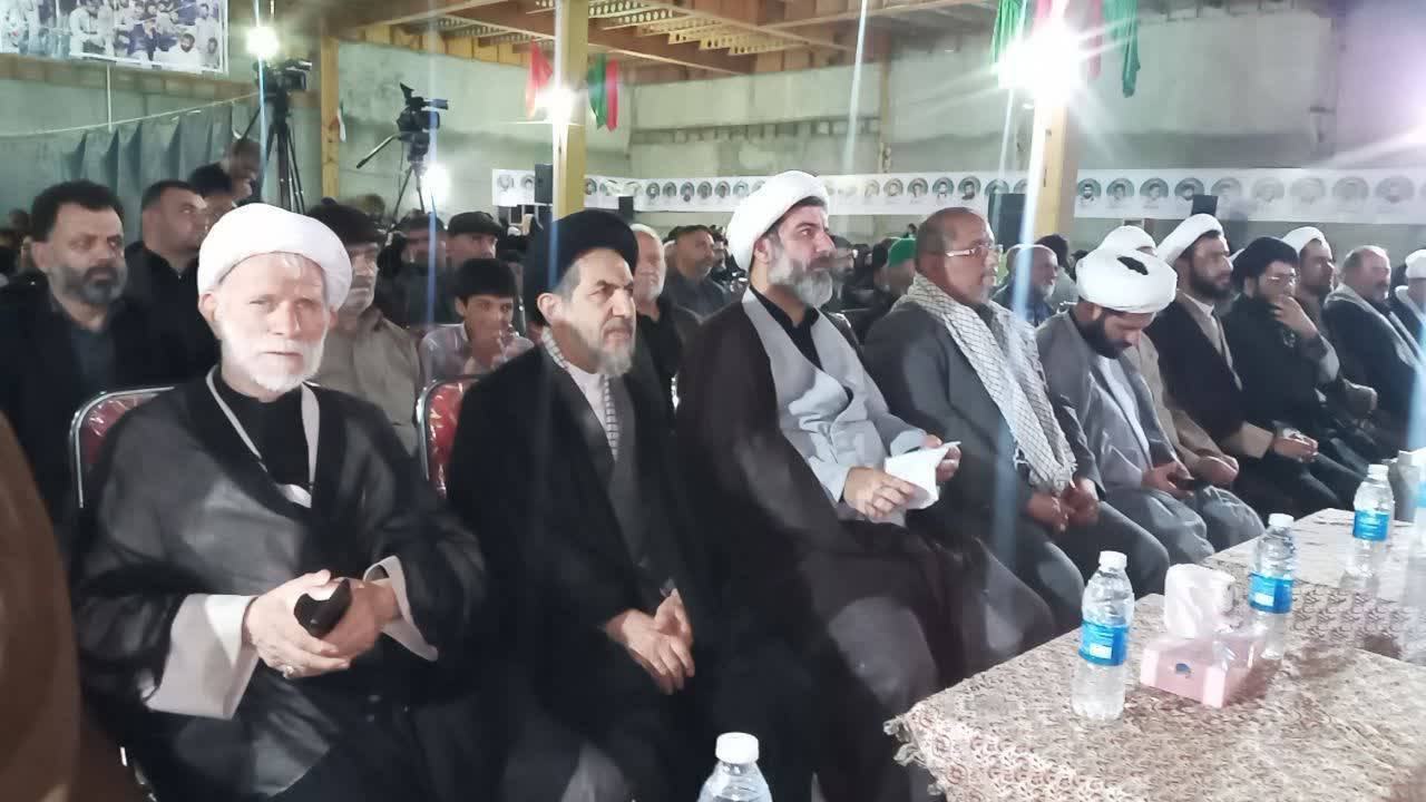 حضور مسئولان در مراسم