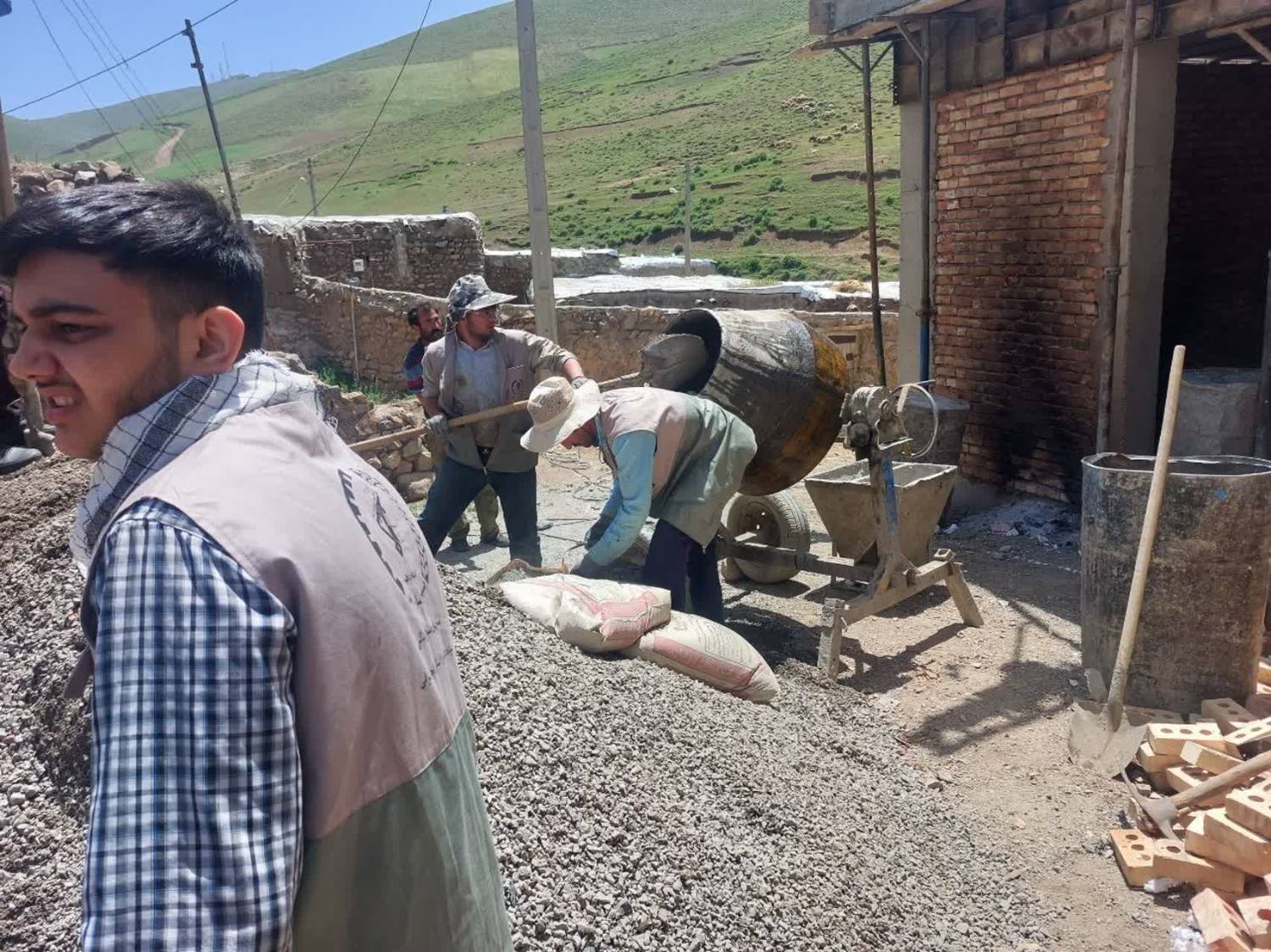 ساخت خانه توسط جهادگران