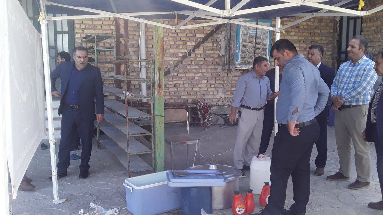 آماده سازی مراسم بزرگداشت