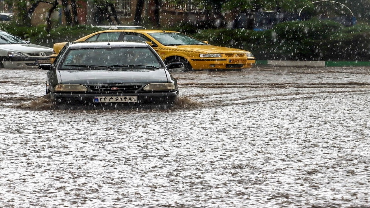 بارش‌های رگباری زنجان را فرا می‌گیرد