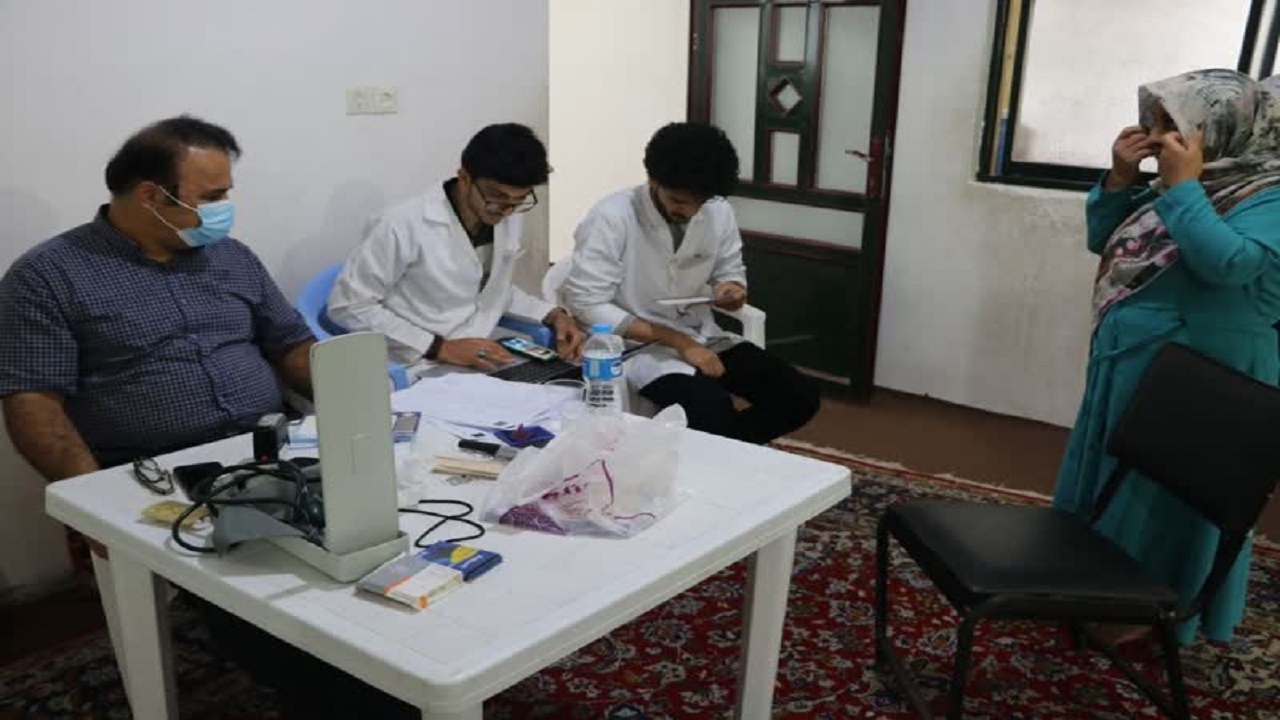 برگزاری اردوی جهادی دانشگاه علوم پزشکی بابل در بندپی شرقی