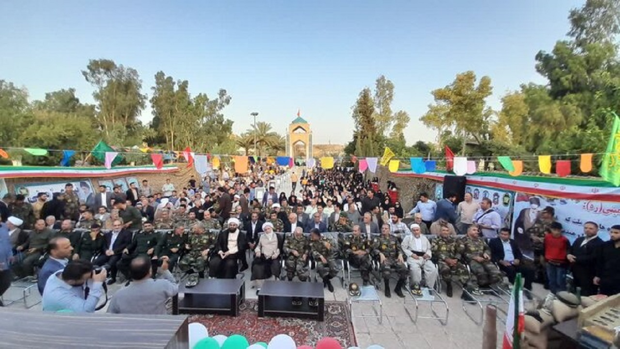 رونمایی از یادمان شهدای گمنام قصرشیرین
