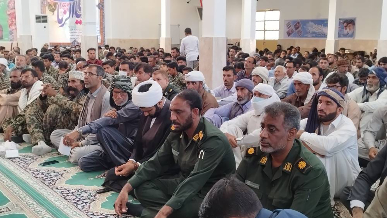 برگزاری همایش عشاق المهدی بسیجیان شهرستان بشاگرد