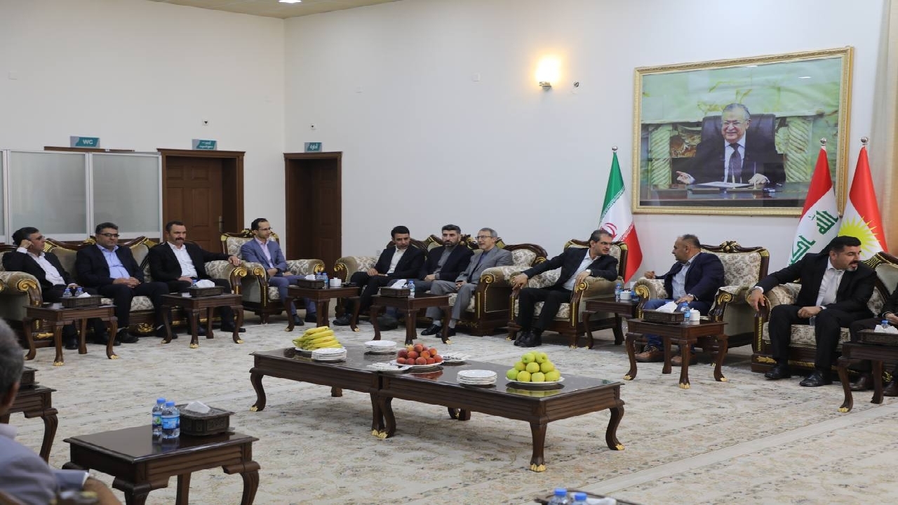 سفر استاندار کردستان به سلیمانیه عراق + تصاویر