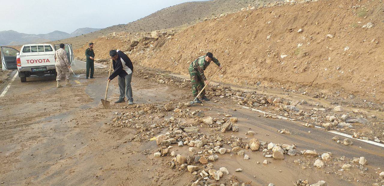 سیل در دهستان خرمدشت کوهبنان+ تصاویر