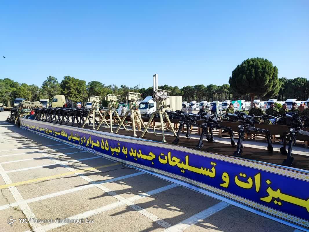 جهاد خودکفایی در ارتش ایران/ الحاق تجهیزات و تسلیحات نوین به تیپ ۵۵ هوابرد + فیلم