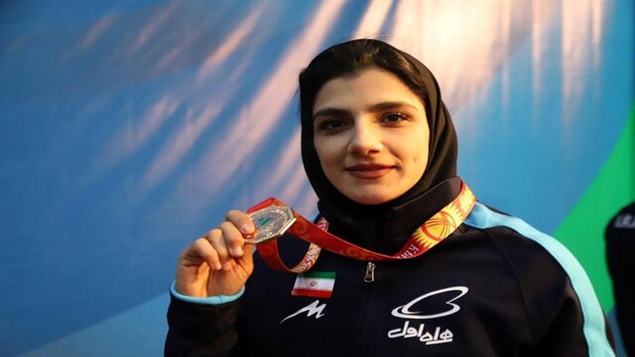 کسب مدال برنز کشتی آلیش بانوان آسیا توسط بابایی