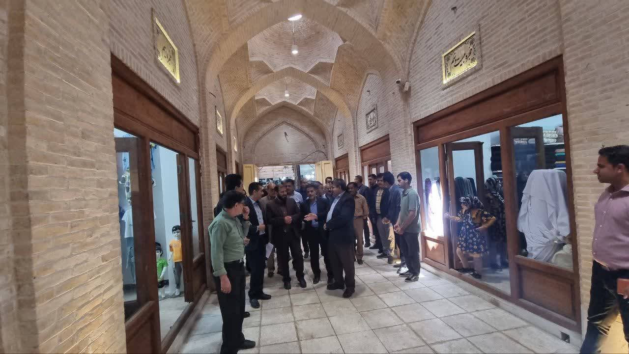 بازار سنتی محمود اشرف زاده در زرند افتتاح شد